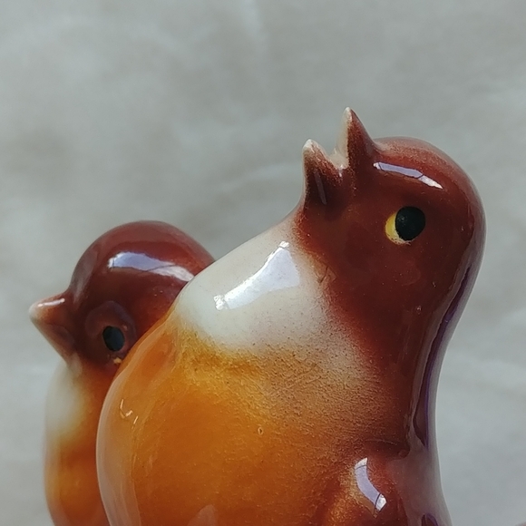 Vintage ceramic bird robin bud vase - Picture 9 of 11